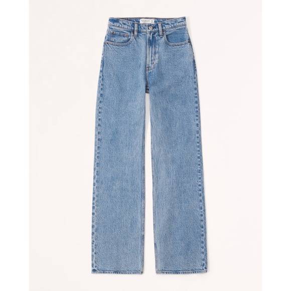 Abercrombie & Fitch Denim - Abercrombie & Fitch The 90's Relaxed High Rise Jeans Medium Wash Denim Size 00